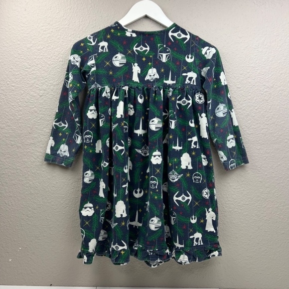 Hanna Andersson Star Wars Christmas Flannel Night Gown Sz 120 6-7 - Picture 2 of 7